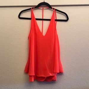 Orange tank top